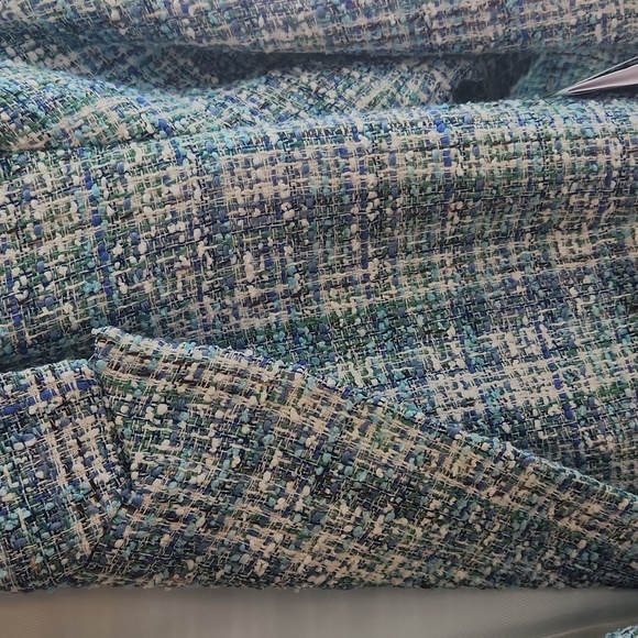 Contemporaine Blue Tweed Blazer - Picture 3 of 6